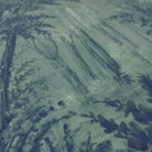 A close up view showing the detail of a matte wallpaper mural which features deep woodland