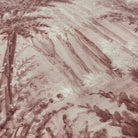 A close up view showing the detail of a matte wallpaper mural which features rose forest