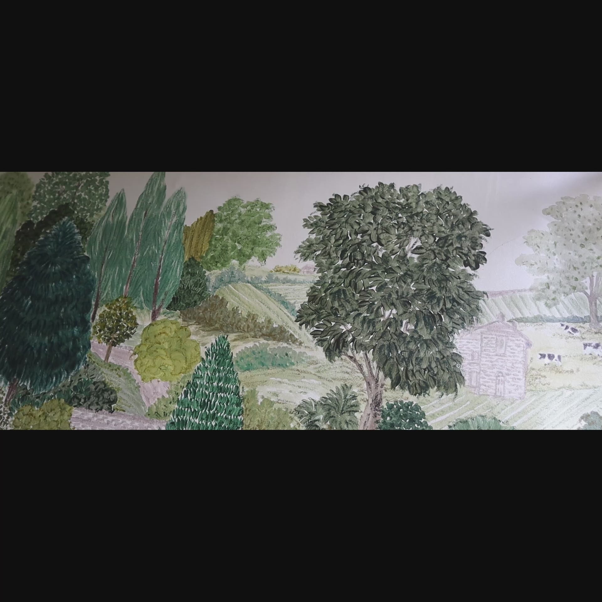 Toothill in Nougat | Wallpaper Mural on Matte Uncoated – By Haleys