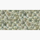 Artwork of a panoramic wallpaper mural featuring tranquil panoramic mural in chamomile, sage, olive, and muted cream.
